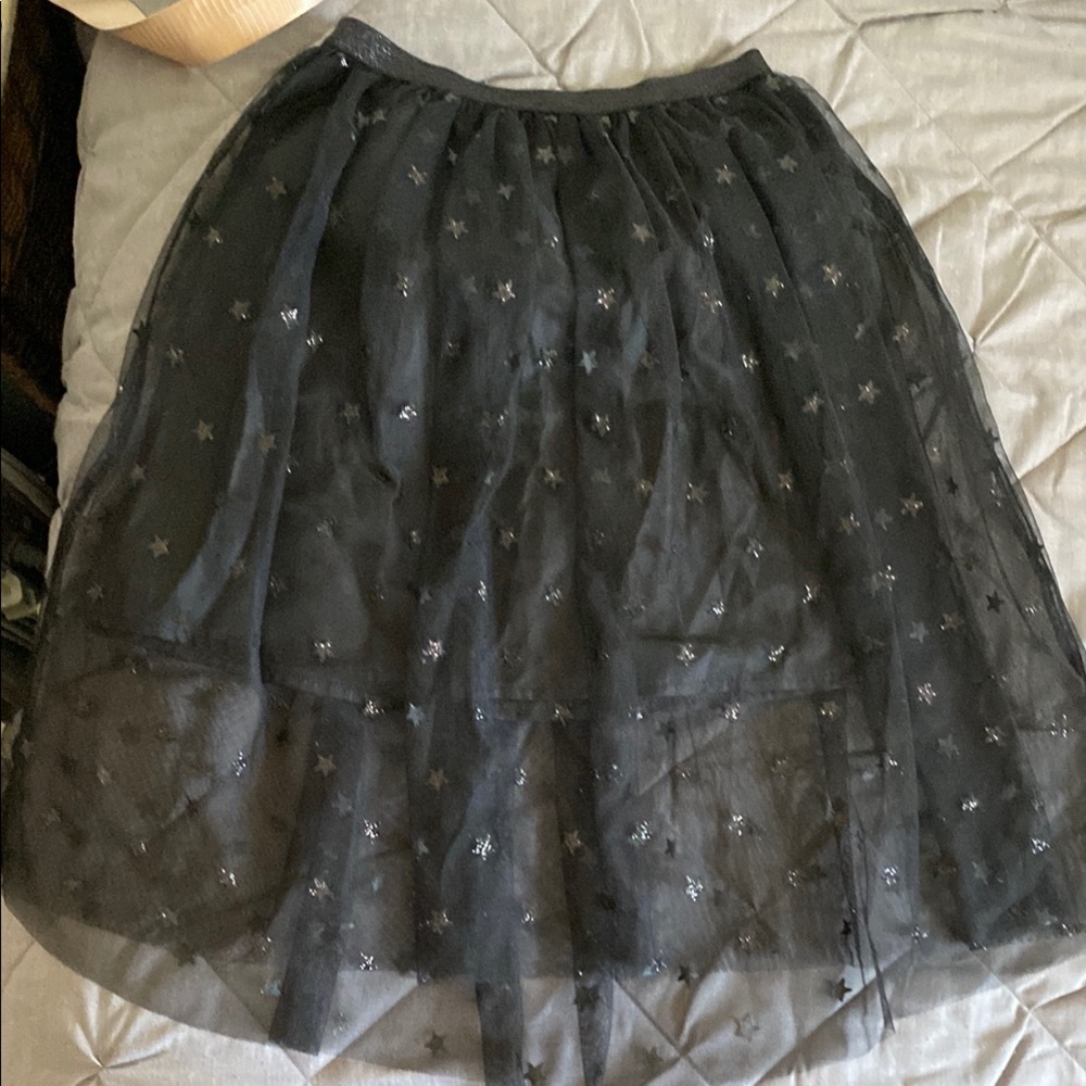 Cat & Jack Black A-line Tiered skirt for girls